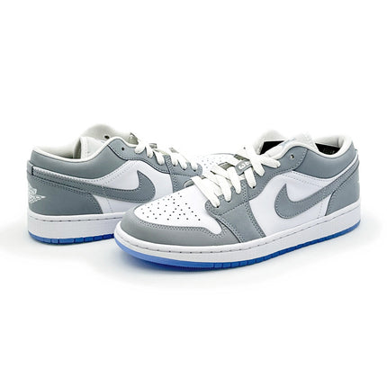 DC0774-105 Nike Air Jordan 1 Low Wolf Grey Aluminium (Women's)