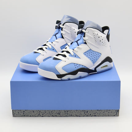 CT8529-410 Nike Air Jordan 6 UNC University Blue White College Navy (Men's)