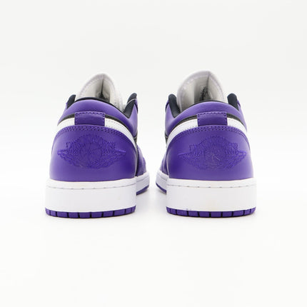 553558-501 Nike Air Jordan 1 Low Court Purple White Black (Men's)