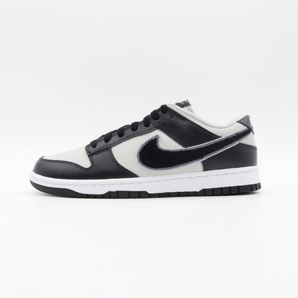 DQ7683-001 Nike Dunk Low Retro Chenille Swoosh Black Grey (Men's)