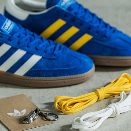 IH0130 adidas Originals Handball Spezial Made in Germany Blue Yellow Gum (Men's)