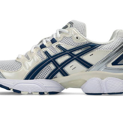 1202A278-108 Asics Gel-Nimbus 9 White Light Indigo (Men's)