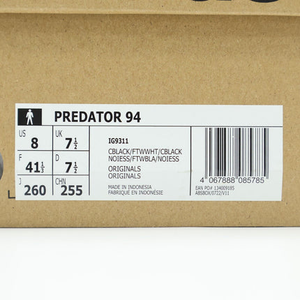 IG9311 adidas Originals Predator 94 Core Black Cloud White (Men's)