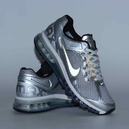 HJ7901-095 Nike Air Max 2013 Silver Metallic Pewter Metallic Gold Phantom (Men's