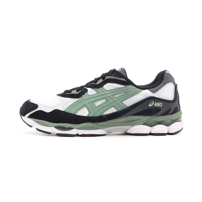 1201A789-101 Asics Gel-NYC White Ivy Black Sage Green Grey Black Khaki (Men's)