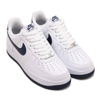 FJ4146-104 Nike Air Force 1 Low '07 White Navy (Men's)