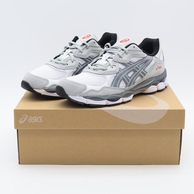 1201A789-102 Asics Gel-NYC White Steel Grey Red (Men's)