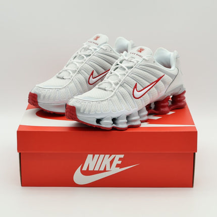 FZ4344-001 Nike Shox TL Platinum Tint Gym Red White Silver Grey (Women's)