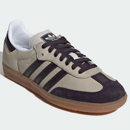 IE5835 adidas Originals Samba OG Putty Grey Aurora Black Silver (Women's)