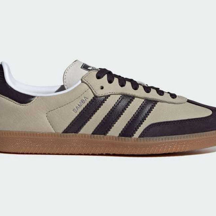 IE5835 adidas Originals Samba OG Putty Grey Aurora Black Silver (Women's)