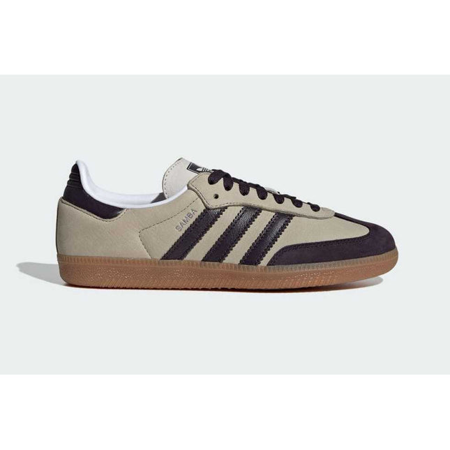 IE5835 adidas Originals Samba OG Putty Grey Aurora Black Silver (Women's)