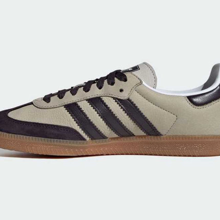 IE5835 adidas Originals Samba OG Putty Grey Aurora Black Silver (Women's)