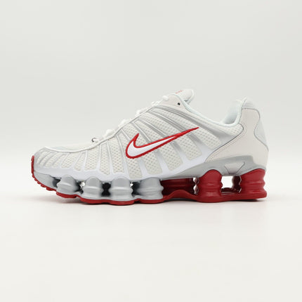 FZ4344-001 Nike Shox TL Platinum Tint Gym Red White Silver Grey (Women's)