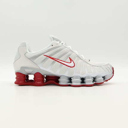 FZ4344-001 Nike Shox TL Platinum Tint Gym Red White Silver Grey (Women's)