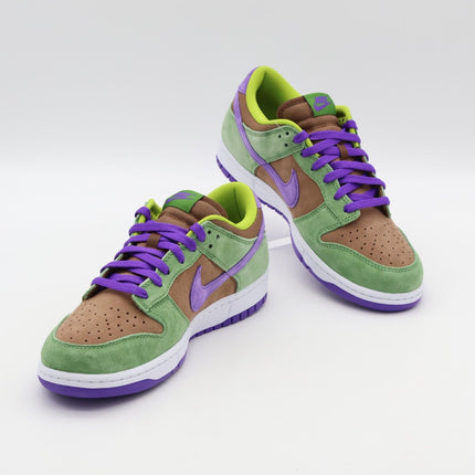 DA1469-200 Nike Dunk Low Veneer Duckling Pack Autumn Green Deep Purple (Men's)