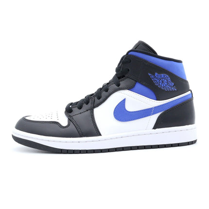 554724-140 Nike Air Jordan 1 Mid Varsity Royal White Black Racer Blue (Men's)