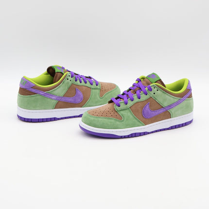 DA1469-200 Nike Dunk Low Veneer Duckling Pack Autumn Green Deep Purple (Men's)