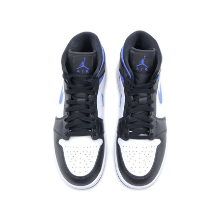 554724-140 Nike Air Jordan 1 Mid Varsity Royal White Black Racer Blue (Men's)