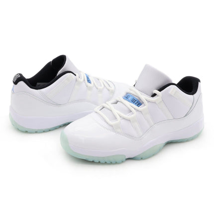 AV2187-117 Nike Air Jordan 11 Low Legend Blue White Black Clear Sail (Men's)