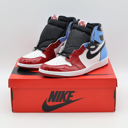 CK5666-100 Nike Air Jordan 1 High Fearless White University Blue Red (Men's)