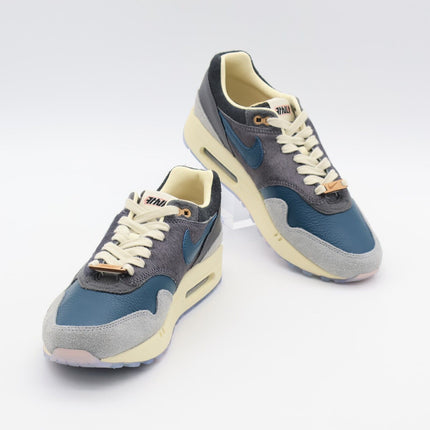 DQ8475-001 Kasina Nike Air Max 1 Won-Ang Grey Dark Blue Teal Green Sail (Men's)