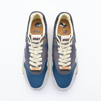 DQ8475-001 Kasina Nike Air Max 1 Won-Ang Grey Dark Blue Teal Green Sail (Men's)