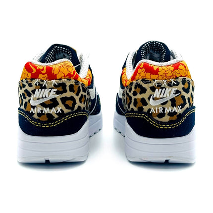 FJ4452-432 Nike Air Max 1 PRM Washed Dark Blue Denim Leopard Navy Gold White