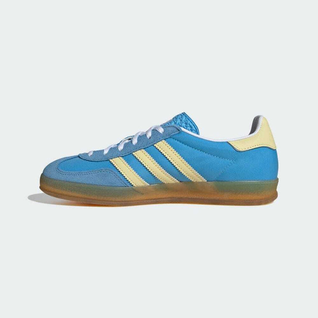 IE2960 adidas Originals Gazelle Indoor Semi Blue Burst Almost Yellow (Women's)