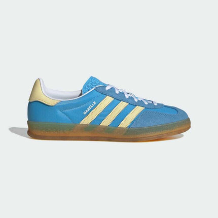 IE2960 adidas Originals Gazelle Indoor Semi Blue Burst Almost Yellow (Women's)