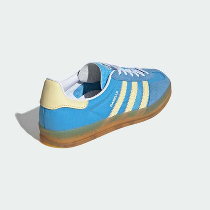 IE2960 adidas Originals Gazelle Indoor Semi Blue Burst Almost Yellow (Women's)