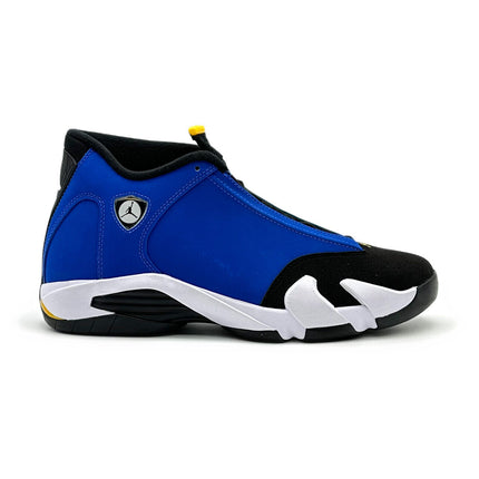 487471-407 Nike Air Jordan 14 Retro Laney Varsity Royal Black Maize White