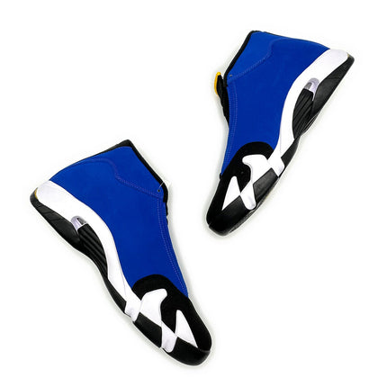 487471-407 Nike Air Jordan 14 Retro Laney Varsity Royal Black Maize White