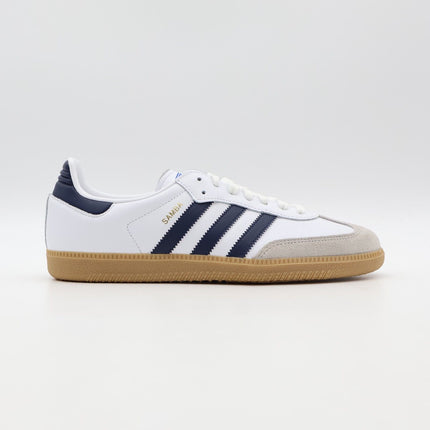 IF3814 adidas Originals Samba OG White Grey Night Navy Blue Indigo Gum (Men's)