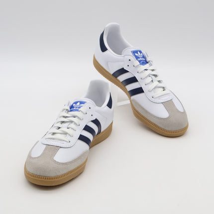 IF3814 adidas Originals Samba OG White Grey Night Navy Blue Indigo Gum (Men's)