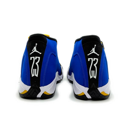 487471-407 Nike Air Jordan 14 Retro Laney Varsity Royal Black Maize White