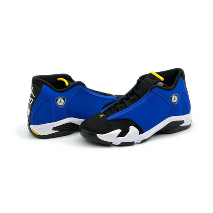 487471-407 Nike Air Jordan 14 Retro Laney Varsity Royal Black Maize White