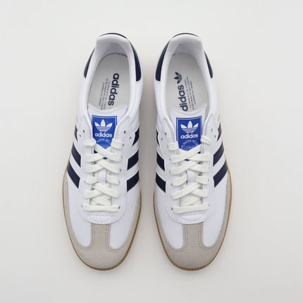 IF3814 adidas Originals Samba OG White Grey Night Navy Blue Indigo Gum (Men's)