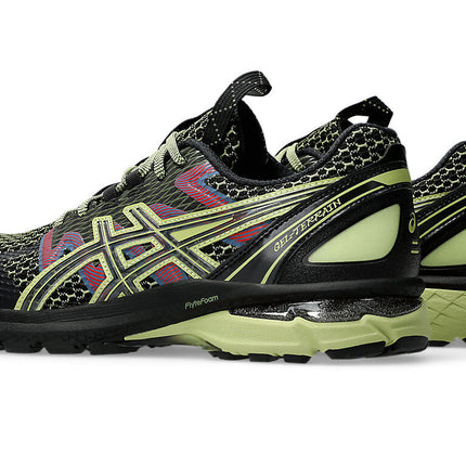 1203A394-001 Asics US4-S Gel-Terrain Black Neon Lime (Men's)