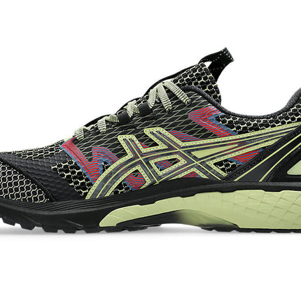 1203A394-001 Asics US4-S Gel-Terrain Black Neon Lime (Men's)