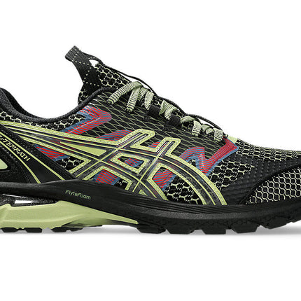 1203A394-001 Asics US4-S Gel-Terrain Black Neon Lime (Men's)