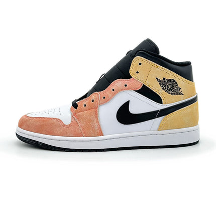 DX4332-800 Nike Air Jordan 1 Mid Flight Club Magic Ember Sundial White (Men's)