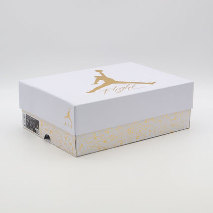 AQ9129-170 Nike Air Jordan 4 Retro White Metallic Gold Sail Black (Women's)