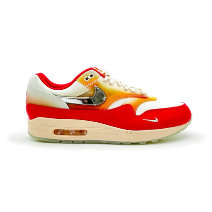 FN7683-133 Nike Air Max 1 '87 PRM Soft Vinyl Sired Red SUndial Guava (Women's)