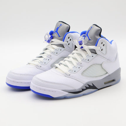 Size 8 - DD0587-140 Nike Air Jordan 5 Retro White Stealth 2.0 Hyper Royal