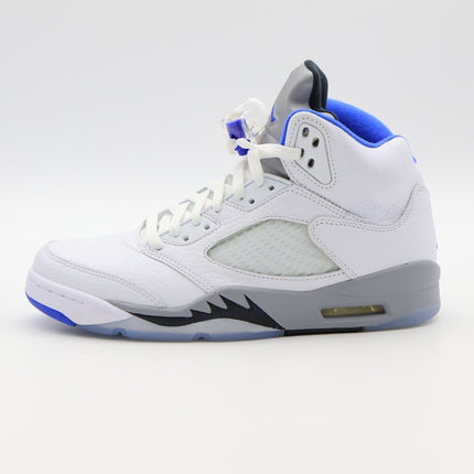 Size 8 - DD0587-140 Nike Air Jordan 5 Retro White Stealth 2.0 Hyper Royal