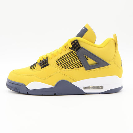 Size 10 - CT8527-700 Nike Ai r Jordan 4 Retro Mid Lightning Tour Yellow Gold