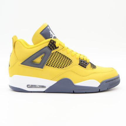 Size 10 - CT8527-700 Nike Ai r Jordan 4 Retro Mid Lightning Tour Yellow Gold