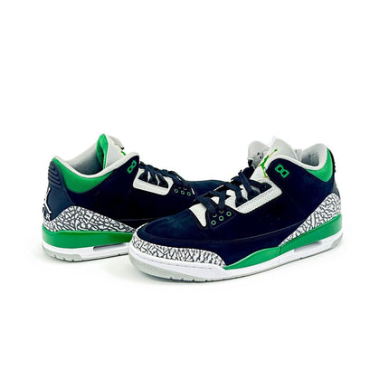 CT8532-030 Nike Air Jordan 3 Pine Green Black Silver White Cement Grey