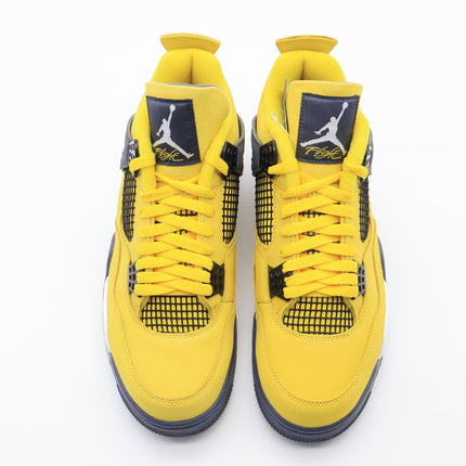 Size 10 - CT8527-700 Nike Ai r Jordan 4 Retro Mid Lightning Tour Yellow Gold