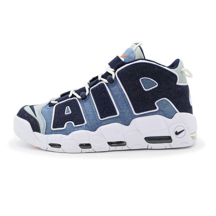 CJ6125-100 Nike Air More Uptempo 96 Denim White Obsidian Total Orange (Men's)